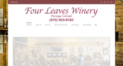 Desktop Screenshot of fourleaveswinery.com